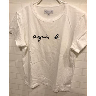 アニエスベー(agnes b.)のアニエスベー  ロゴTシャツ ホワイト 白(Tシャツ(半袖/袖なし))