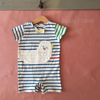 チアー(CHEER)のbaby cheerベイビーチアー あざらし半袖ショートオール⋈* ‧˚₊80(カバーオール)