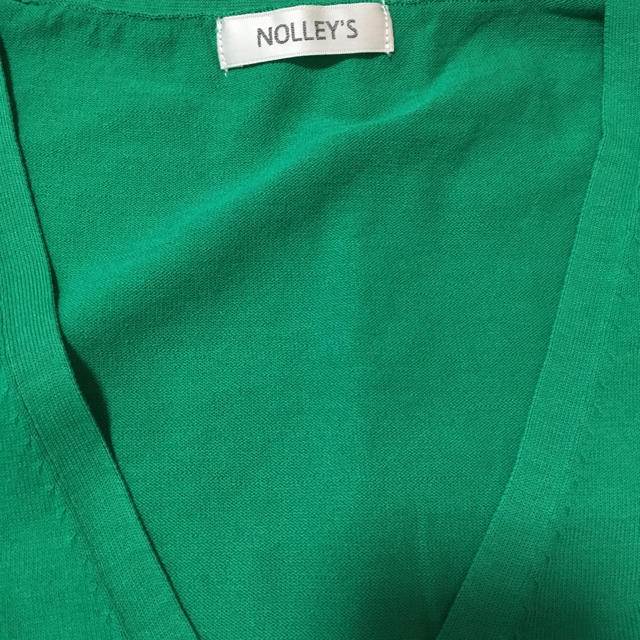 NOLLEY'S(ノーリーズ)の未使用 ノーリーズ 半袖 カーディガン サイズ 38 レディースのトップス(カーディガン)の商品写真