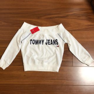 トミーガール(tommy girl)のtommy girl ロゴ トレーナー スウェット xs 未使用タグ付き(トレーナー/スウェット)