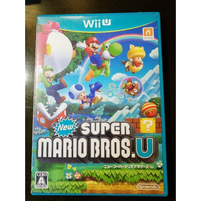 Wii U(ウィーユー)のNew スーパーマリオブラザーズ・U エンタメ/ホビーのゲームソフト/ゲーム機本体(家庭用ゲームソフト)の商品写真