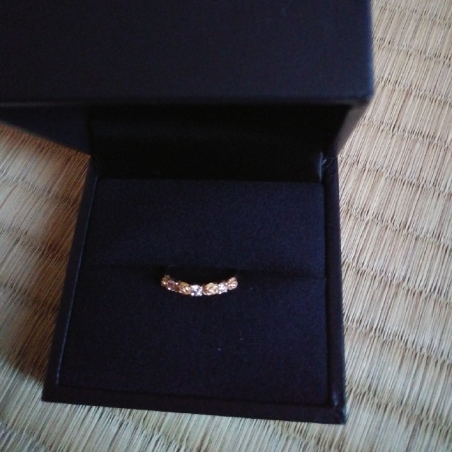 🍒様ご専用　☆k18 ピンクゴールド　ピンクダイヤリング レディースのアクセサリー(リング(指輪))の商品写真
