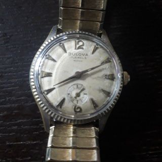 ブローバ(Bulova)のクッピーラムネ様専用【1960's希少】 ブローバ  腕時計 10金メンズ男性(腕時計(アナログ))