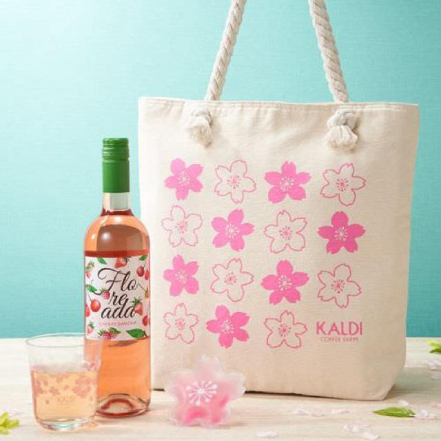 KALDI(カルディ)の♪カルディ♪さくらバッグ♪SAKURA♪ 食品/飲料/酒の飲料(その他)の商品写真