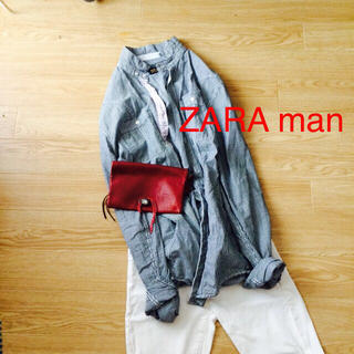 ザラ(ZARA)のZARA man ストライプシャツ(シャツ)