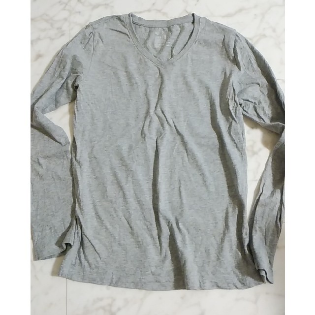 MUJI (無印良品)(ムジルシリョウヒン)の無印良品　無地Tｼｬﾂ レディースのトップス(Tシャツ(長袖/七分))の商品写真