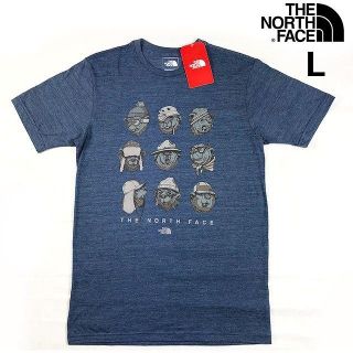 ザノースフェイス(THE NORTH FACE)のノースフェイス BEAR クマ 半袖Tシャツ(L)青 180902(Tシャツ/カットソー(半袖/袖なし))