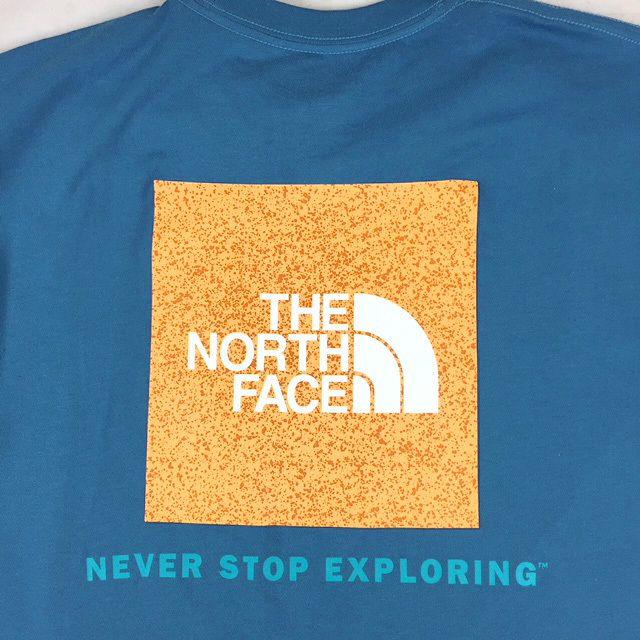 THE NORTH FACE(ザノースフェイス)の売切!ノースフェイス 半袖Tシャツ トップス ボックスロゴ (L)青180902 メンズのトップス(Tシャツ/カットソー(半袖/袖なし))の商品写真