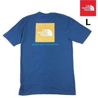 ザノースフェイス(THE NORTH FACE)の売切!ノースフェイス 半袖Tシャツ トップス ボックスロゴ (L)青180902(Tシャツ/カットソー(半袖/袖なし))