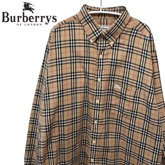 【超安い】 BURBERRY - L 【値下げ交渉あり!】バーバリーノバチェックシャツ シャツ