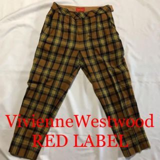 ヴィヴィアンウエストウッド(Vivienne Westwood)のヴィヴィアン レッドレーベル チェックパンツ(カジュアルパンツ)