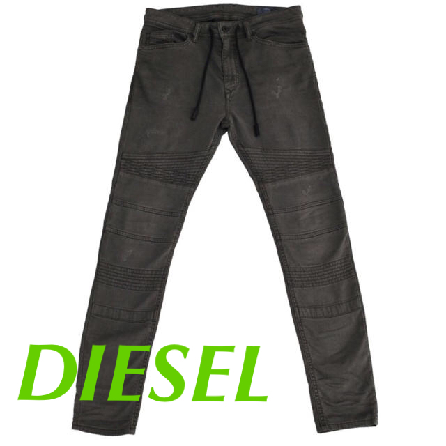 DIESEL(ディーゼル)のディーゼル ジョガー バイカー パンツ 28 メンズのパンツ(その他)の商品写真