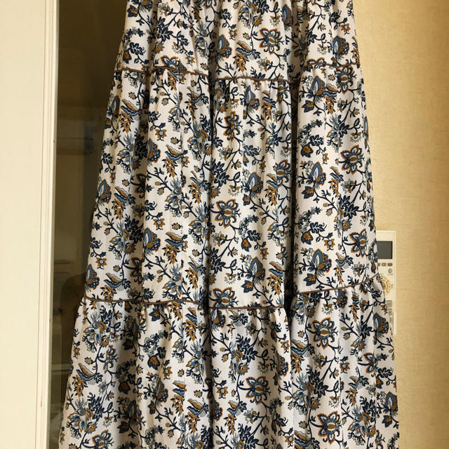 花柄ロングスカート フリーサイズ レディースのスカート(ロングスカート)の商品写真