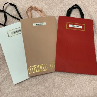 ミュウミュウ(miumiu)のMIUMIU 袋セット(ショップ袋)