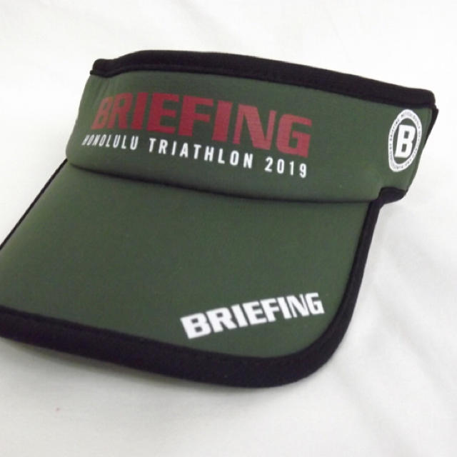 BRIEFING(ブリーフィング)の新品ブリーフィング 2019 ハワイ ホノルル トライアスロン限定 サンバイザー メンズの帽子(キャップ)の商品写真