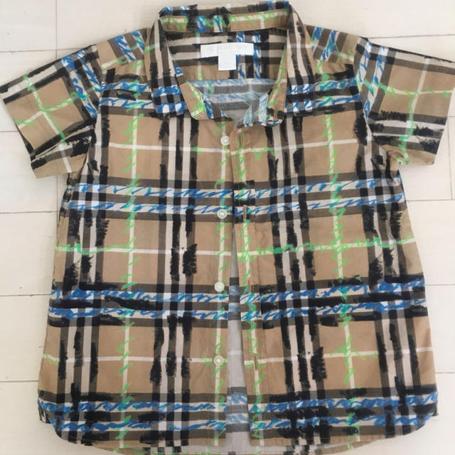 BURBERRY(バーバリー)の★美品★BURBERRY  2Y  92㎝  シャツ キッズ/ベビー/マタニティのキッズ服男の子用(90cm~)(ブラウス)の商品写真