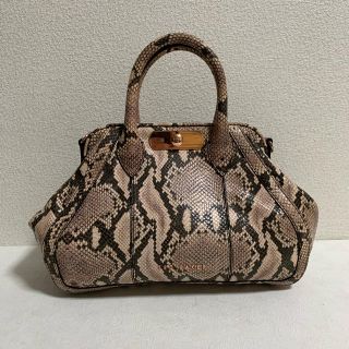 テッドベイカー(TED BAKER)のTED BAKER テッドベイカー ハンドバッグ エキゾチックレザーエンボス(ハンドバッグ)