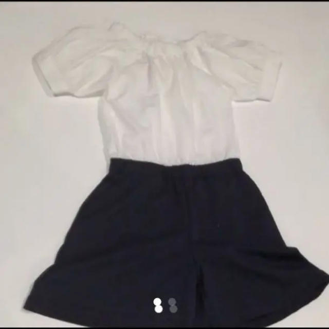 しまむら(シマムラ)のオールインワン キッズ/ベビー/マタニティのキッズ服女の子用(90cm~)(パンツ/スパッツ)の商品写真