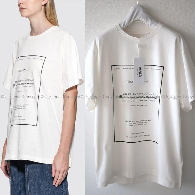 MM6 - MM6 ロゴ Tシャツ メゾンマルジェラ オーバーサイズ カットソー
