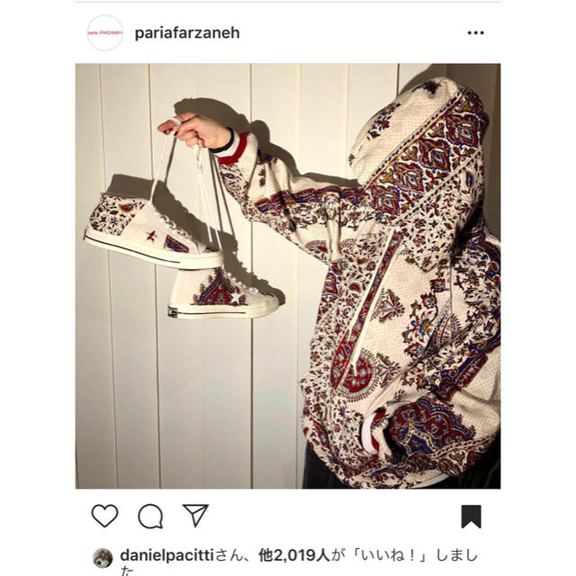 OFF-WHITE(オフホワイト)のParia farzaneh converse never released メンズの靴/シューズ(スニーカー)の商品写真