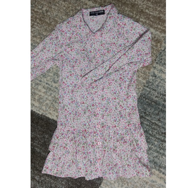 ワンピース　花柄　2段フリル　春　キュートパラダイス キッズ/ベビー/マタニティのキッズ服女の子用(90cm~)(ワンピース)の商品写真