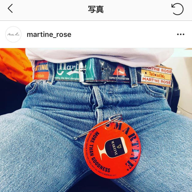 martine rose ベルト 米津玄師