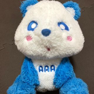 トリプルエー(AAA)のAAA ぬいぐるみ パンダ トリプルエー ブルー(ぬいぐるみ)