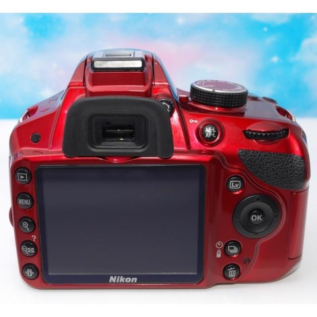 Nikon(ニコン)の【極上美品】初めての一眼レフはこれで決まり☆彡Nikon D3200 Wレンズ！ スマホ/家電/カメラのカメラ(デジタル一眼)の商品写真