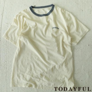 トゥデイフル(TODAYFUL)のTODAYFUL Tシャツ☆クリーム(Tシャツ(半袖/袖なし))