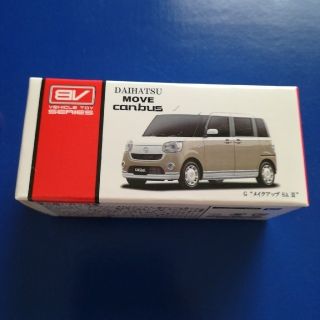 非売品 ダイハツ ムーヴキャンバス プルバックカー ミニカー ベージュ(ミニカー)