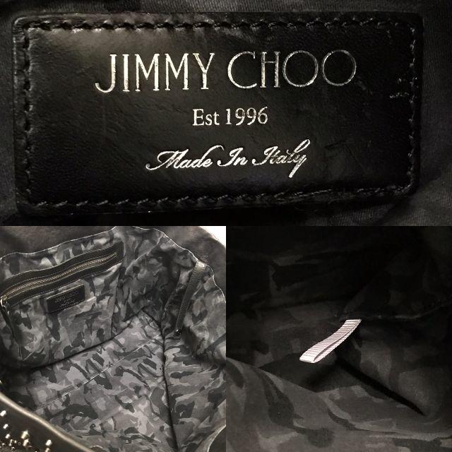 JIMMY CHOO(ジミーチュウ)のジミーチュウ　トートバッグ　ピムリコ　黒　レザー　スタッズ　 メンズのバッグ(トートバッグ)の商品写真