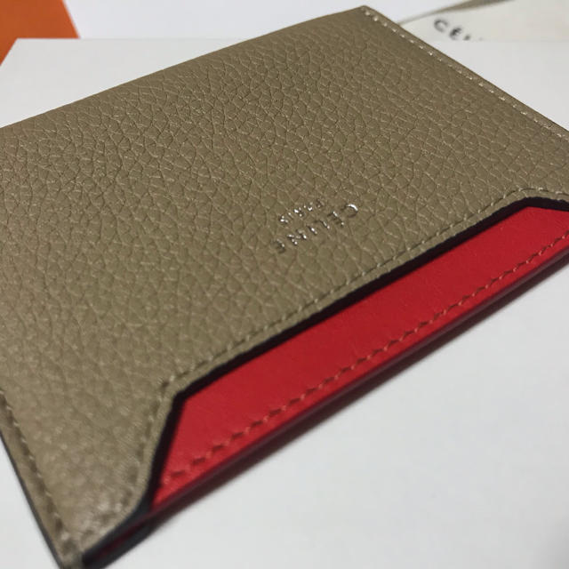 【値下げ】【新品・未使用】CELINE バイカラーカードケース