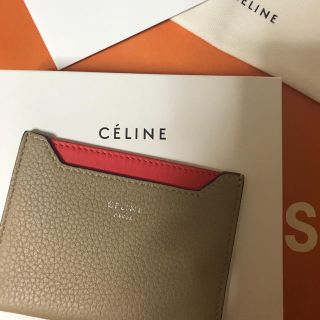 celine - 【値下げ】【新品・未使用】CELINE バイカラーカードケースの ...