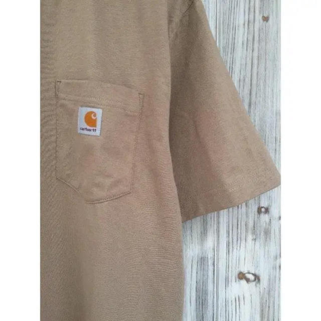 carhartt(カーハート)の早い者勝ち 新品未使用Carhartt K87 カーハート ポケT デザート S メンズのトップス(Tシャツ/カットソー(半袖/袖なし))の商品写真