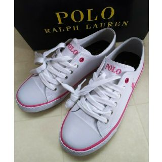 ポロラルフローレン(POLO RALPH LAUREN)の〔新品〕ポロラルフローレン スニーカー 24㎝(スニーカー)