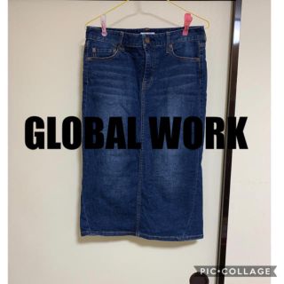 グローバルワーク(GLOBAL WORK)のグローバルワーク  タイトデニムスカート(ロングスカート)