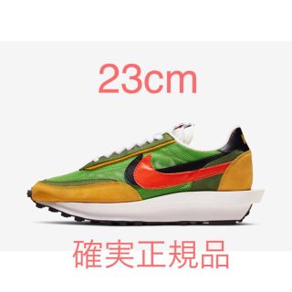 ナイキ(NIKE)の【23cm】 NIKE X SACAI LDワッフル グリーン(スニーカー)