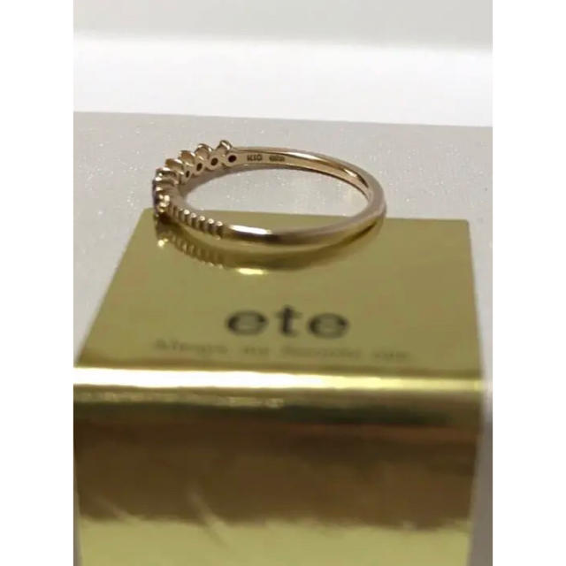 ete(エテ)の【ete】K10 天然石 ピンキーリング レディースのアクセサリー(リング(指輪))の商品写真