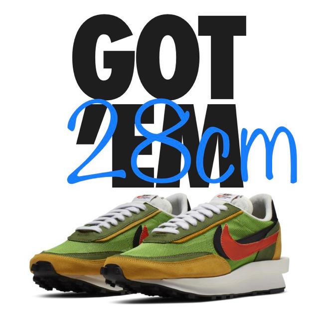 sacai NIKE LDワッフル 28cm