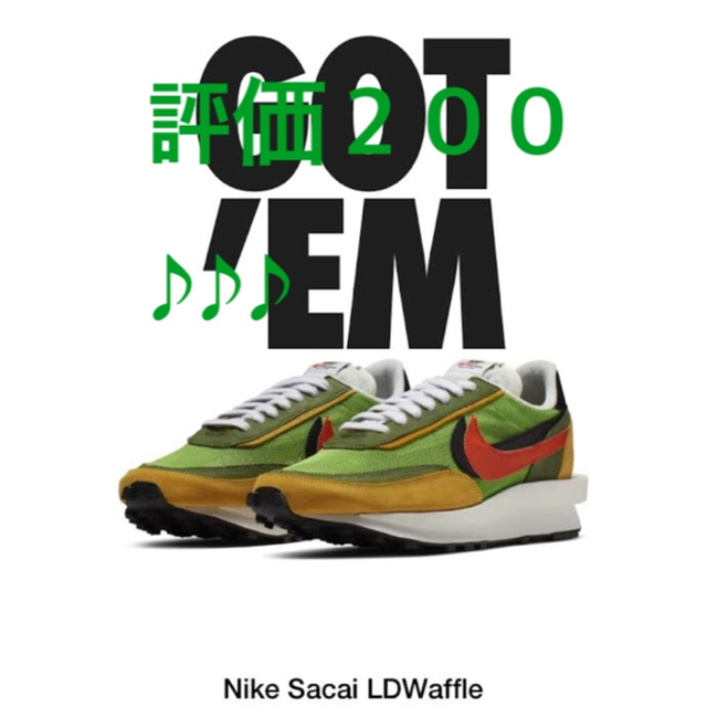 国内正規品 Nike Sacai LDWaffle 27cm