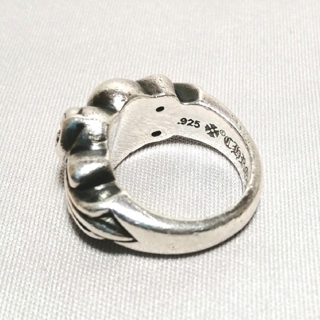 Chrome Hearts(クロムハーツ)のクロムハーツ フローラルクロスハートリング メンズのアクセサリー(リング(指輪))の商品写真