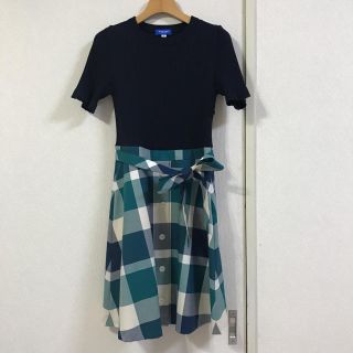 バーバリーブルーレーベル(BURBERRY BLUE LABEL)の専用  クレストブリッジ☆ワンピース(ひざ丈ワンピース)