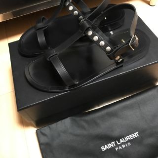 サンローラン(Saint Laurent)のSAINT LAURENT PARIS スタッズサンダル(サンダル)