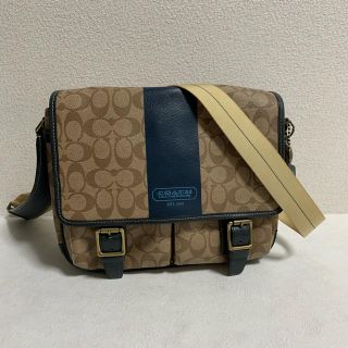 コーチ(COACH)のCOACH コーチ ショルダーバッグ シグネチャーストライプ 大きめ 544(ショルダーバッグ)