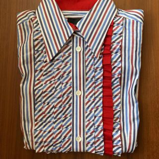 ポールスミス(Paul Smith)のポールスミス ブラック カウスボタンシャツ(美品)(シャツ/ブラウス(長袖/七分))