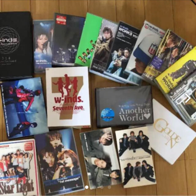 最終値下げ！w-inds. DVD+VHS 5セット！