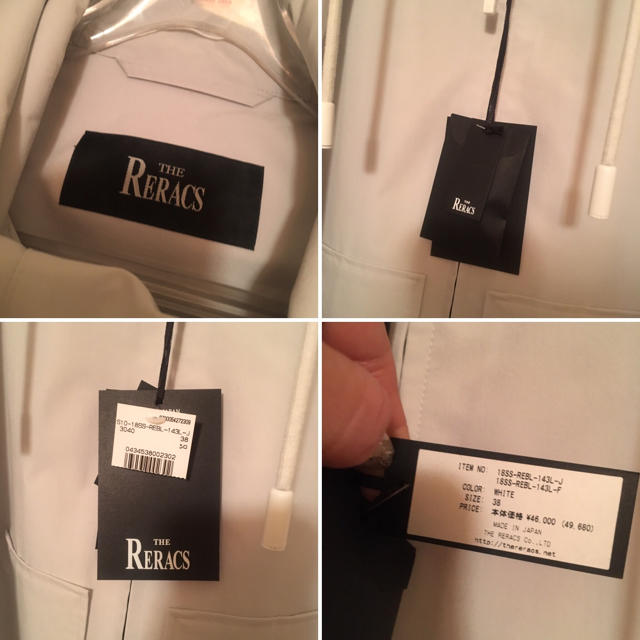 UNITED ARROWS(ユナイテッドアローズ)のお値下げ！新品未使用THE RERACS (ザ リラクス)コート レディースのジャケット/アウター(ブルゾン)の商品写真