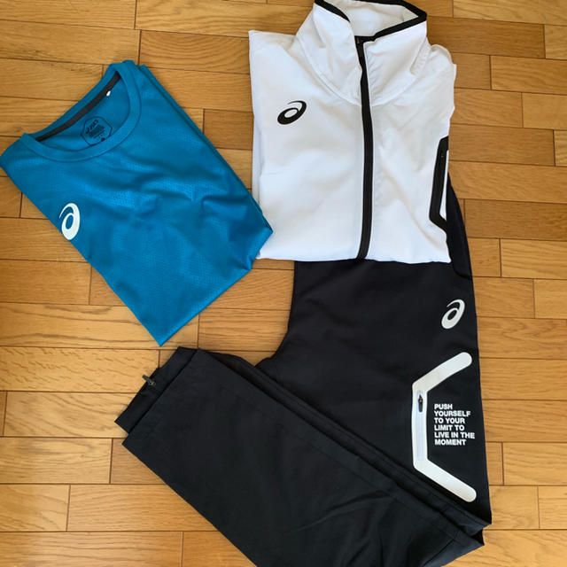 asics(アシックス)の【早い者勝ち】アシックス ジャージ 3点セット スポーツ/アウトドアのスポーツ/アウトドア その他(その他)の商品写真