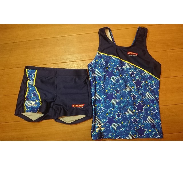 KONAMI(コナミ)のコナミスポーツ 水着 130 ミズノ キッズ/ベビー/マタニティのキッズ服女の子用(90cm~)(水着)の商品写真