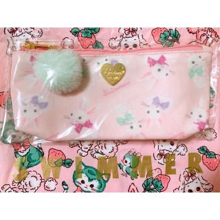 スイマー(SWIMMER)の【新品・未使用】うさぎポーチ 🐰🎀 (ポーチ)